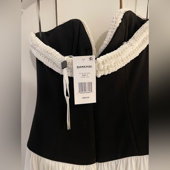 SIMKHAI Augusta asymmetric bustier dress - Picture 12 of 12